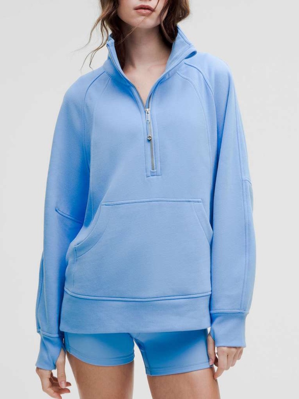 lululemon XL/XXL Scuba Oversized Funnel Neck Half Zip *Long